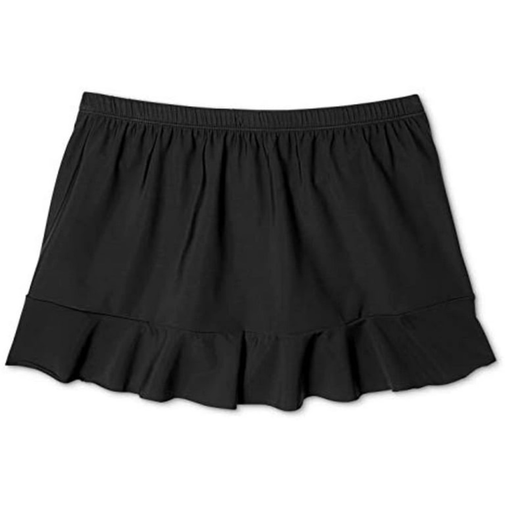 NWT Aqua Green UPF 50 Ruffle Swim
Skirt in Black Sz 2X. - Picture 9 of 9